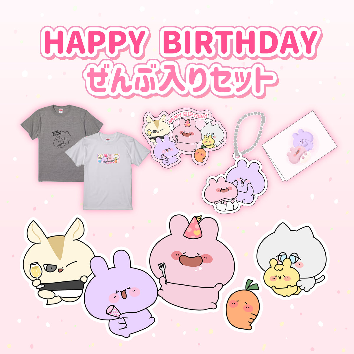 【あさみみちゃん】HAPPY BIRTHDAYぜんぶ入りセット【6月中旬発送】