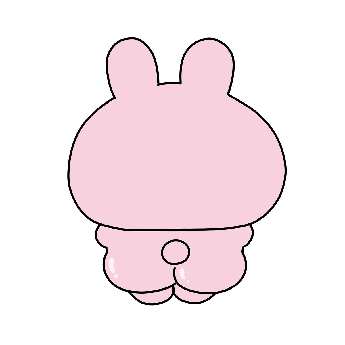 【あさみみちゃん】型抜きビッグクッション(あさみみBASIC 2023 June)