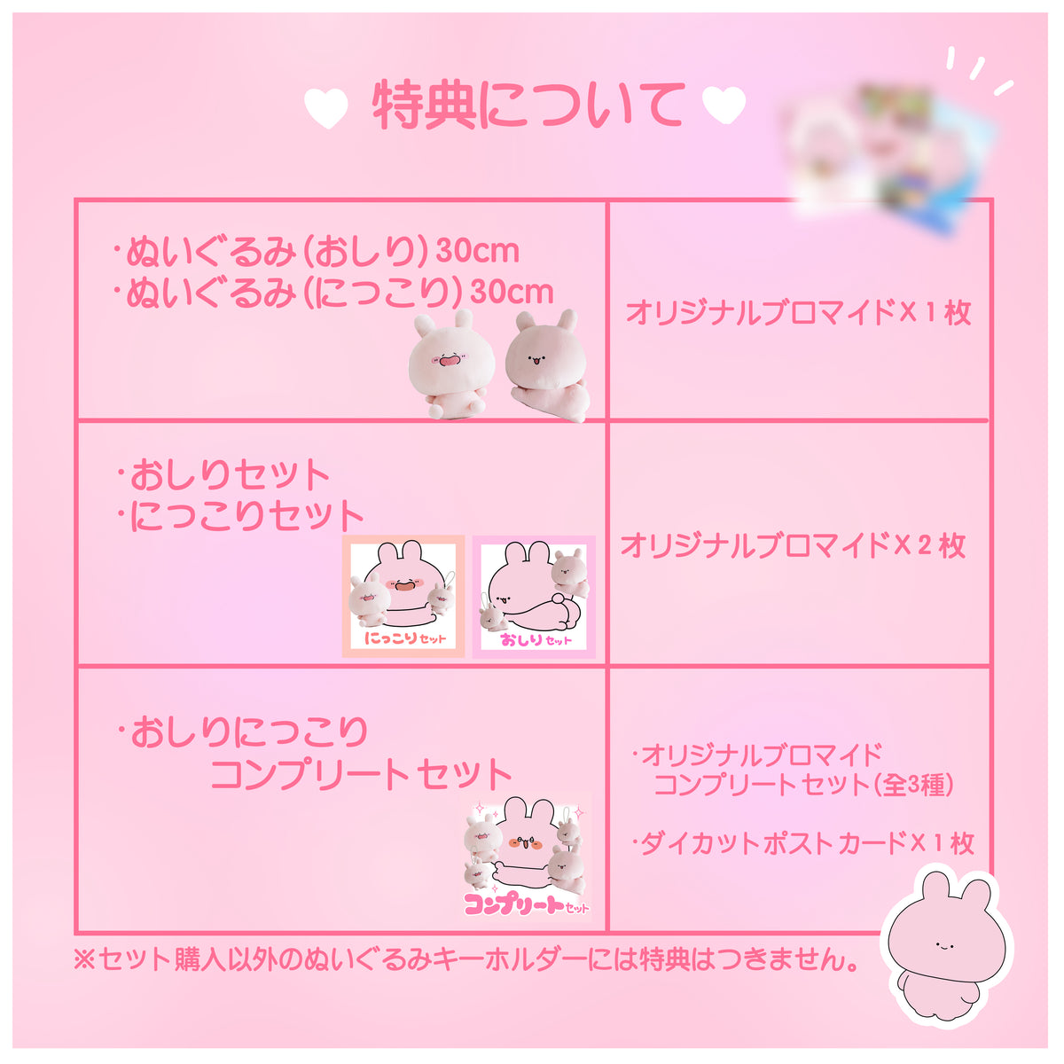 【あさみみちゃん】ぬいぐるみ(にっこり) 30cm