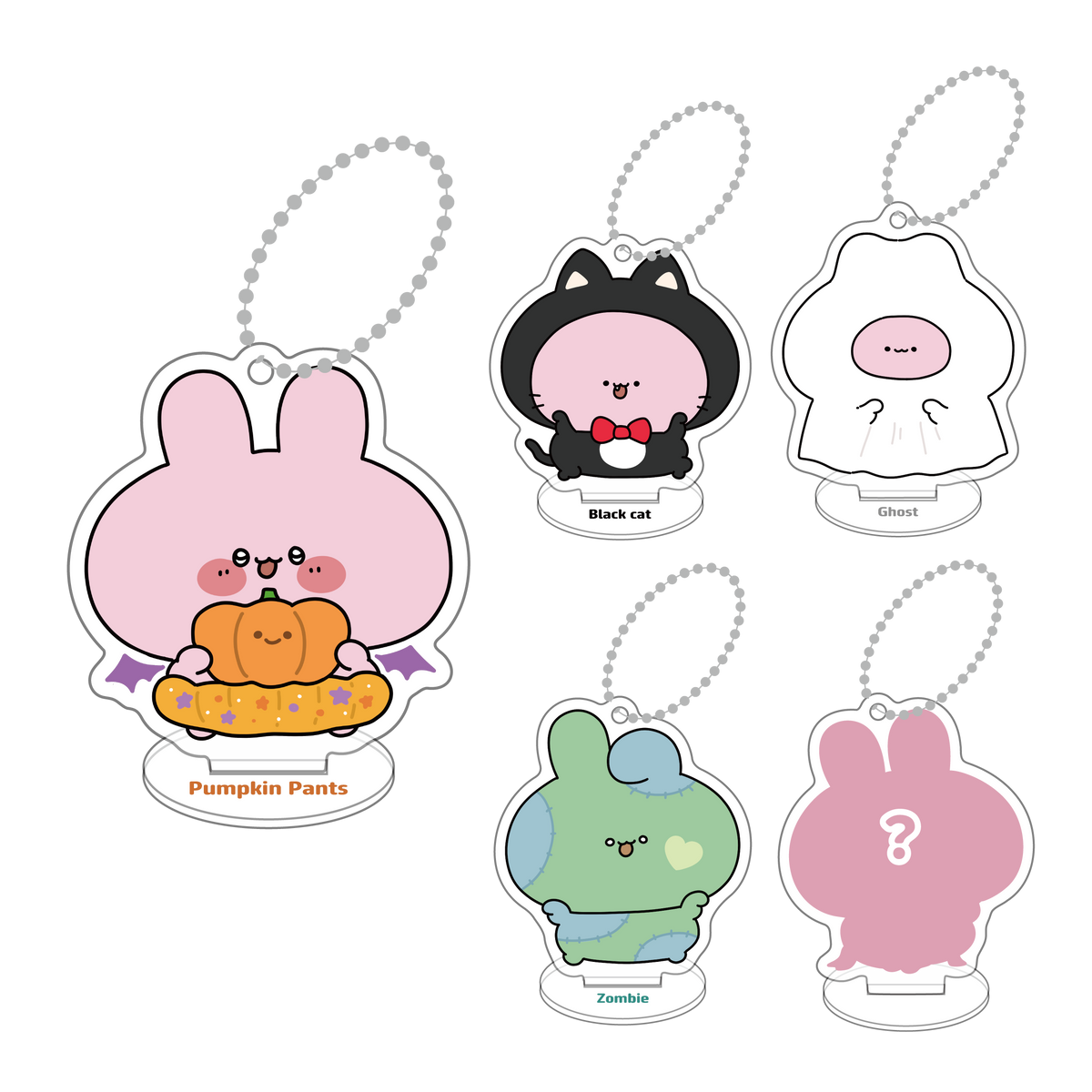 【あさみみちゃん】シークレットあり♪ランダムハロウィンアクスタキーホルダー(全5種)【10月中旬発送】