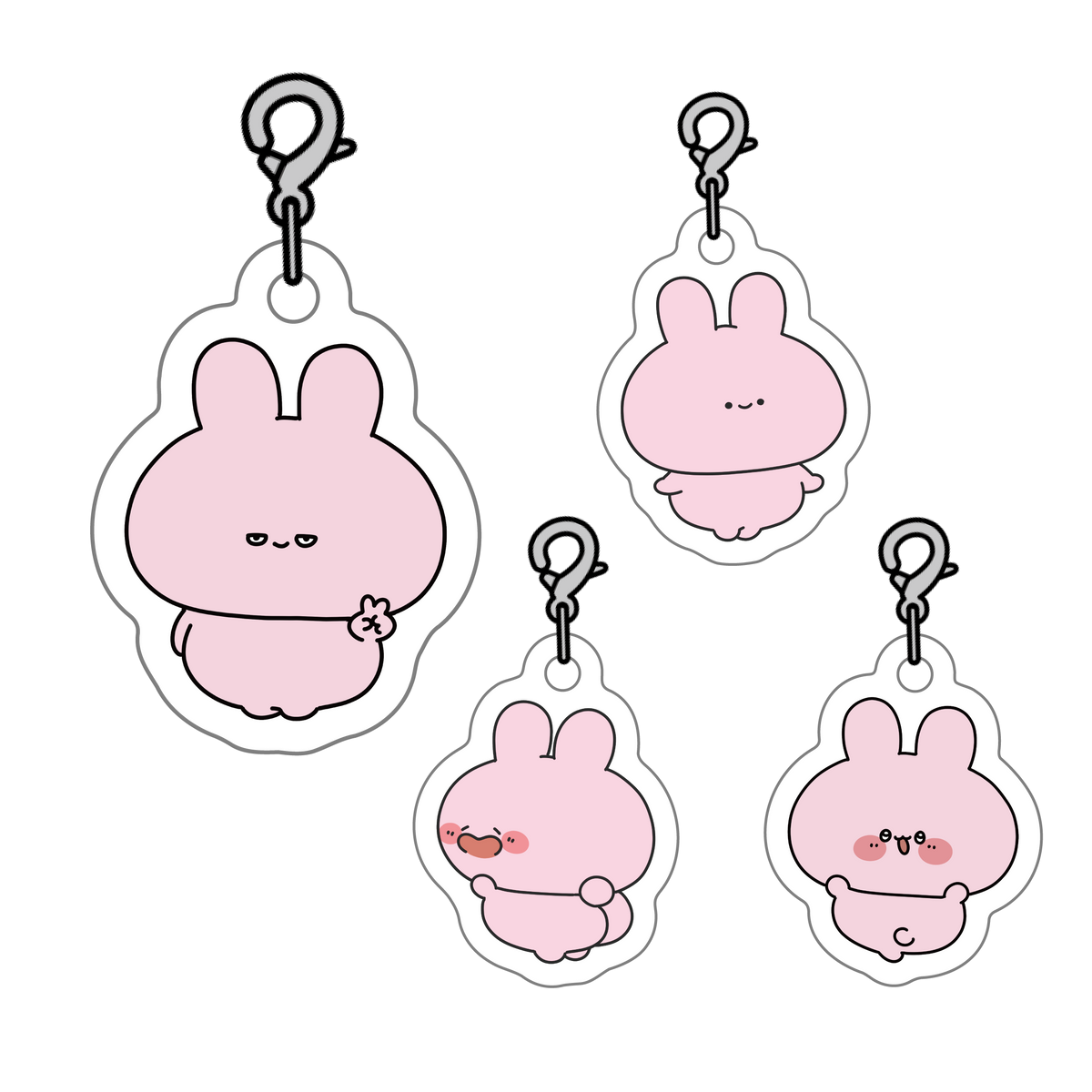 【あさみみちゃん】ランダムミニアクリルチャーム(全4種)【11月中旬発送】