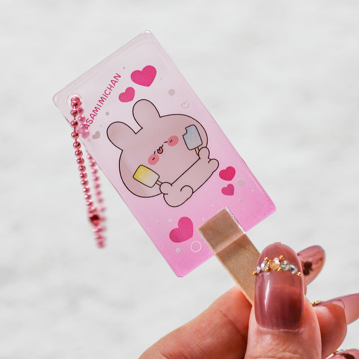 【あさみみちゃん】アイスキャンディーアクキー(ASAMIMI BASIC 2024 MAY)