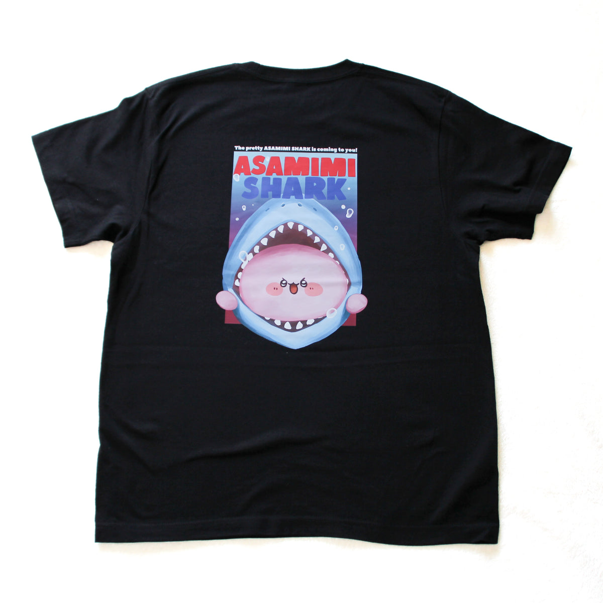 【あさみみちゃん】サメみみTシャツ(ステッカー付き)