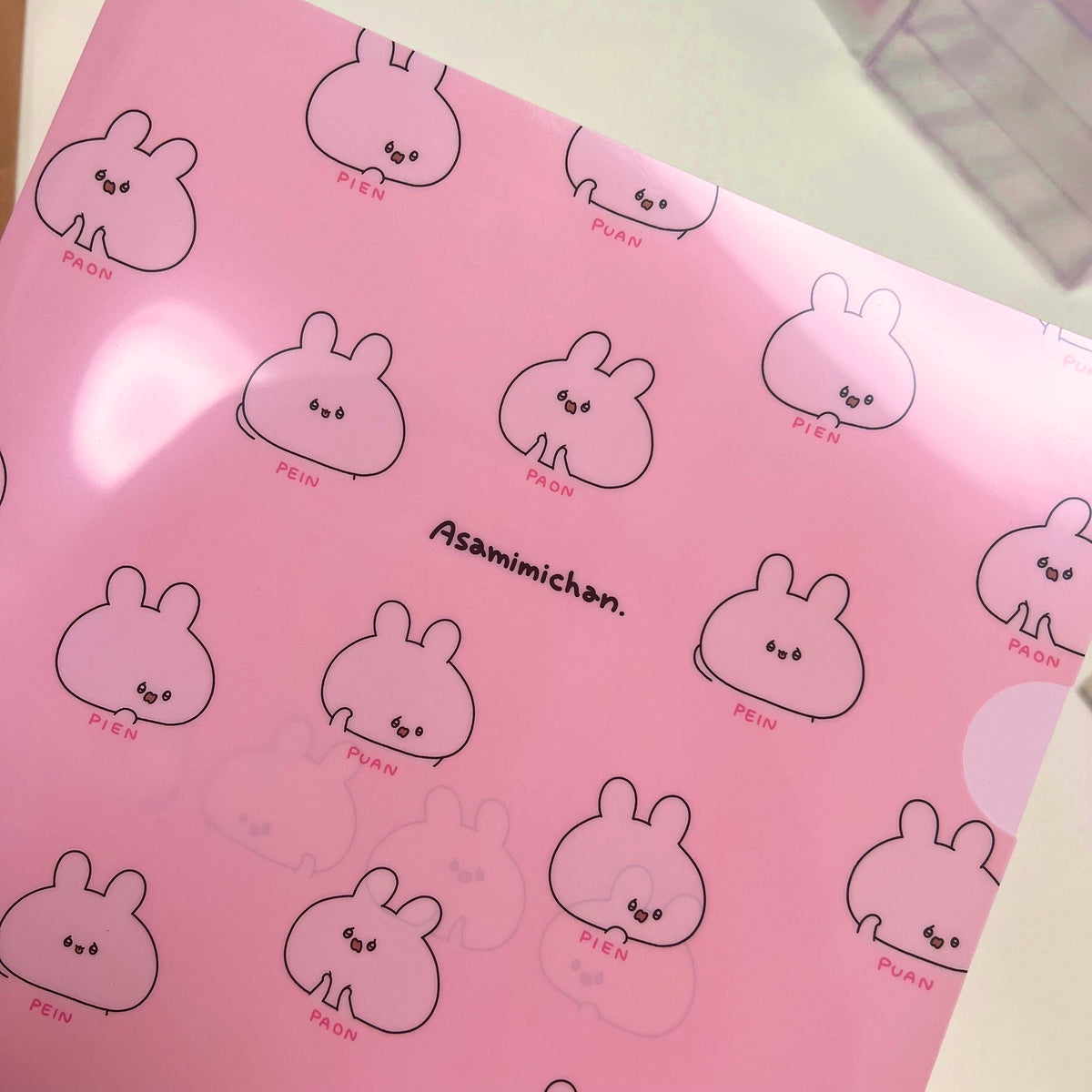 【あさみみちゃん】ぴえんがいっぱいA4クリアファイル(ASAMIMI BASIC 2023 September)