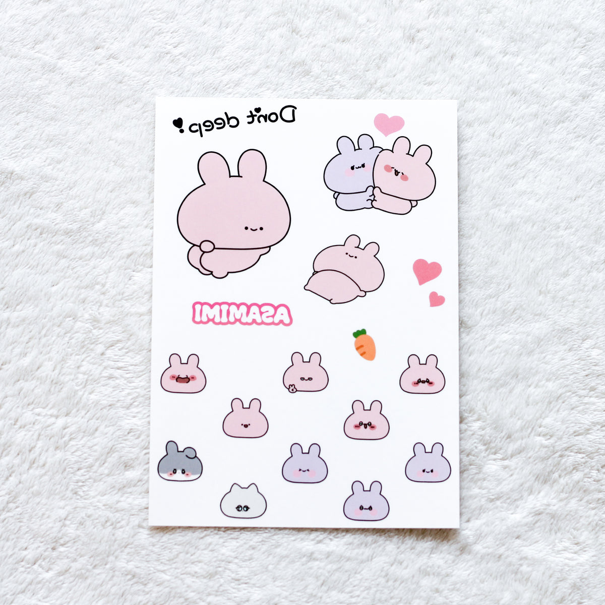 [ASAMIMI-CHAN 】Easy and stylish ♡ Tattoo stickers (ASAMIMI BASIC 2024 JUNE)
