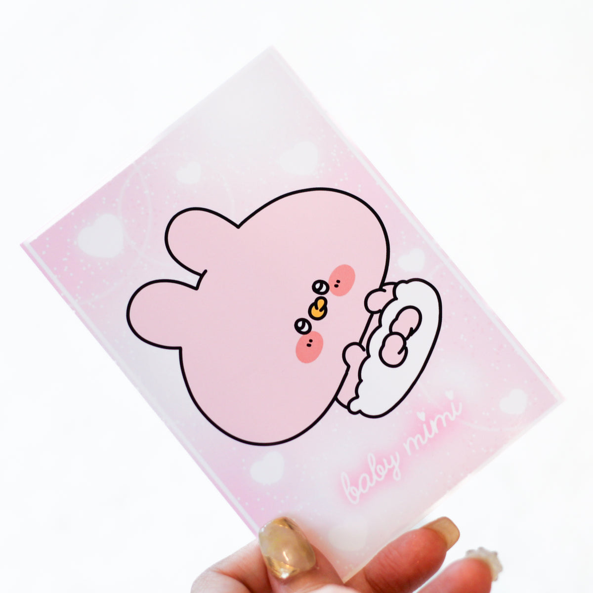 【あさみみちゃん】ばぶみみTシャツ(ブロマイド付き)(再販)【10月下旬発送】