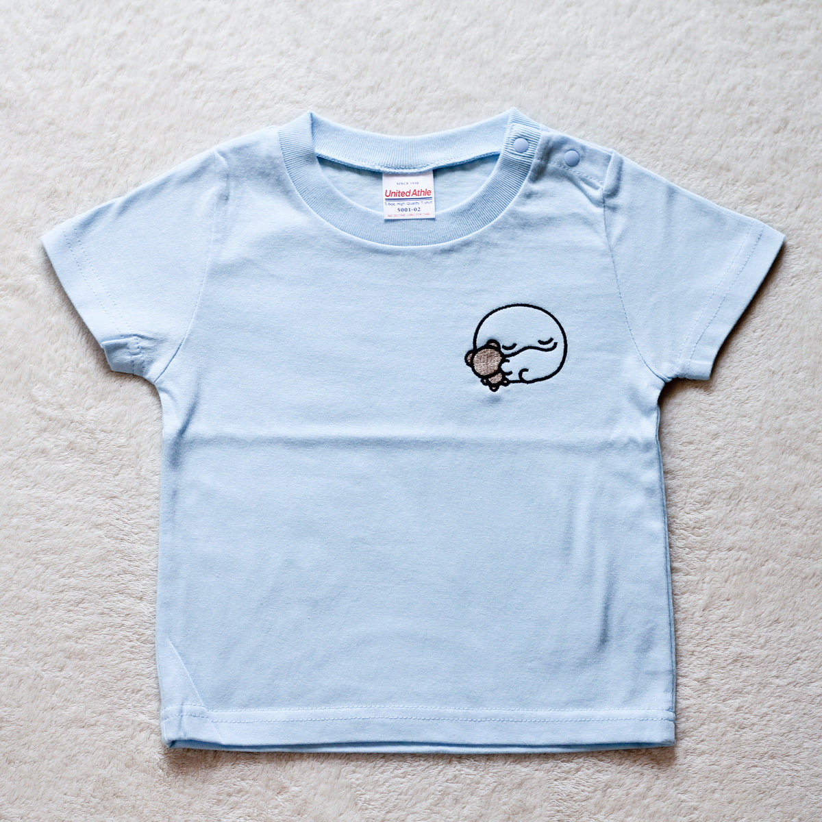 【親子イルカ】みんなでリンクコーデできちゃう✨刺繍Tシャツ(キッズサイズ)【8月中旬発送】
