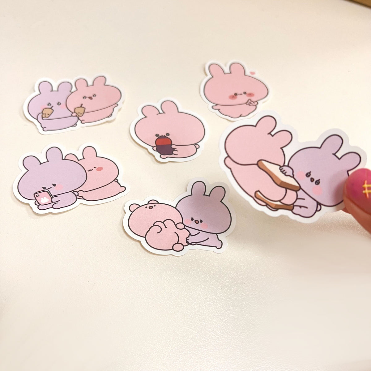【あさみみちゃん】ランダムステッカーコンプリートセット(全6種)(あさみみちゃん 大人気シーンよせあつめシリーズ) 【2月中旬発送】
