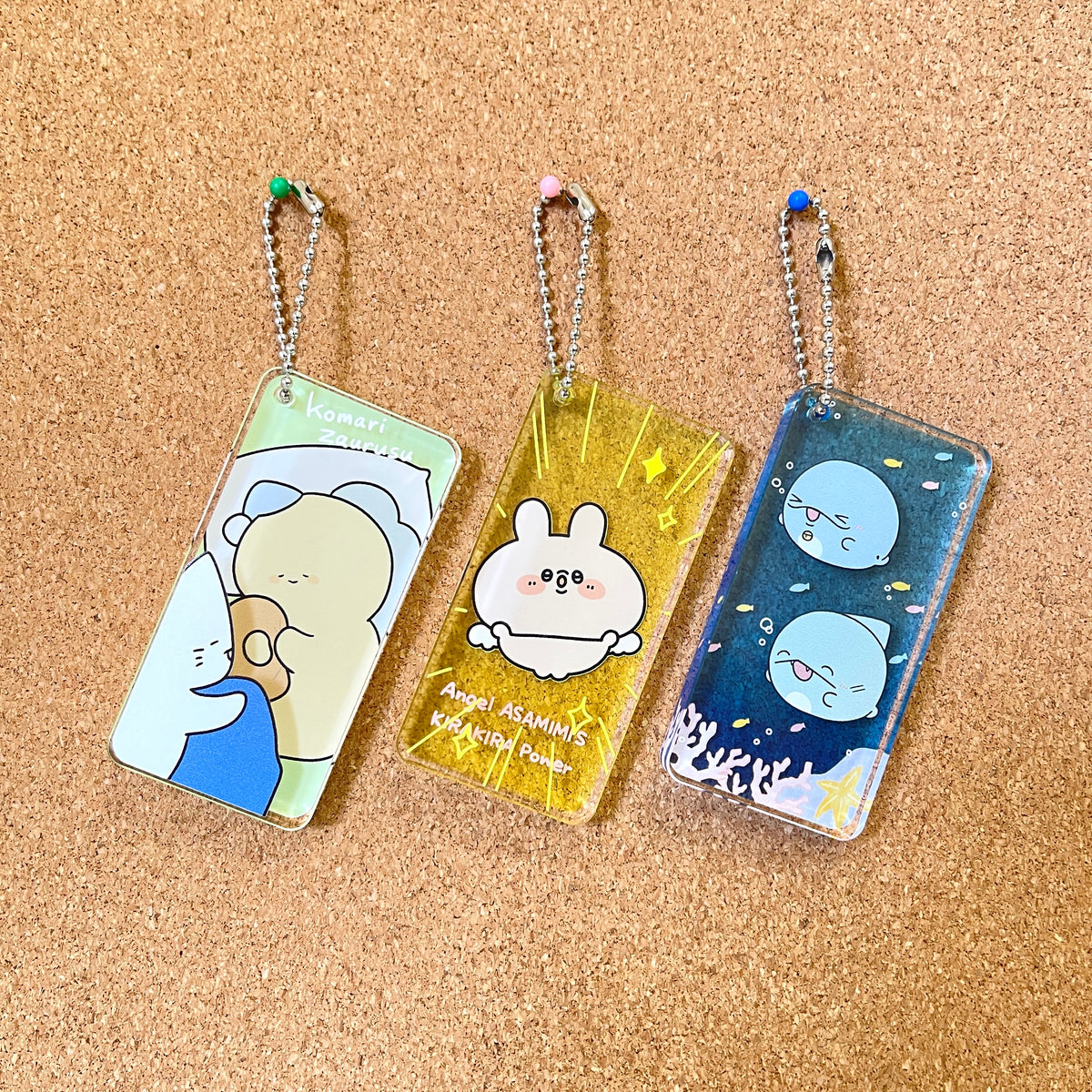 【あさみみちゃん】天使あさみみ_アクリルドミノキーホルダー(ASAMIMI BASIC 2024 March)【5月中旬発送】