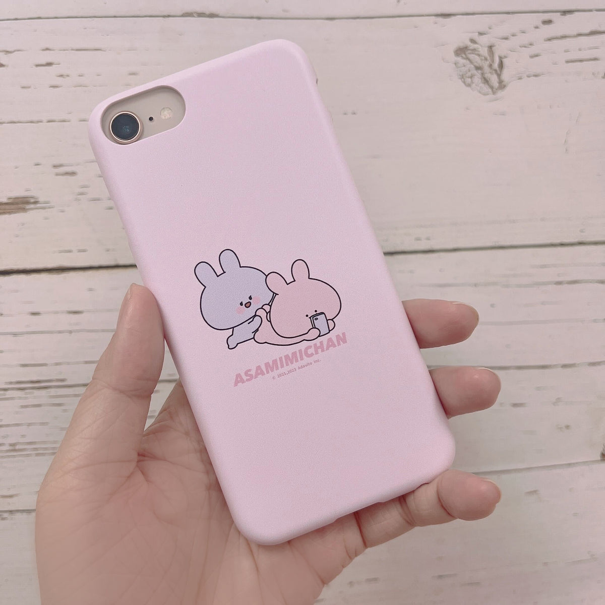 【あさみみちゃん】マットタイプiPhoneケース(あさみみ BASIC 2023April)【6月上旬発送】