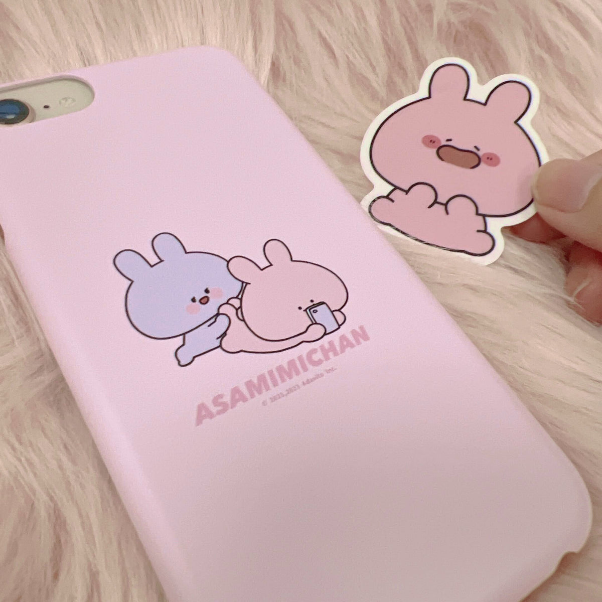【あさみみちゃん】マットタイプiPhoneケース(あさみみ BASIC 2023April)【6月上旬発送】
