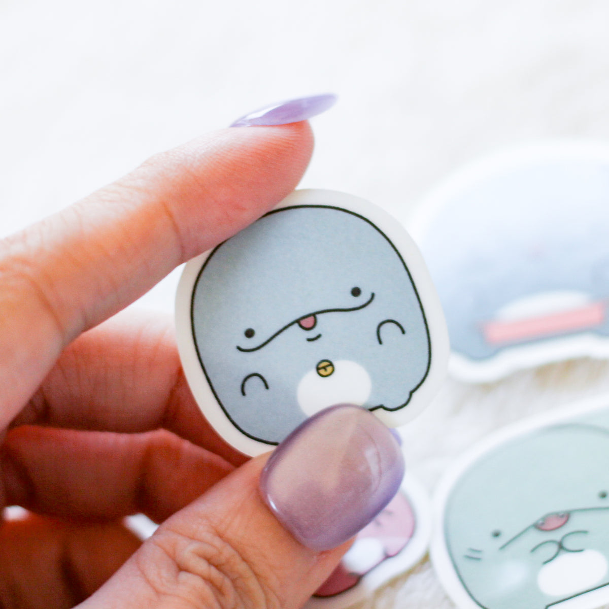 【親子イルカ】みんな集合っ✨全キャラステッカーセット(5枚入り)