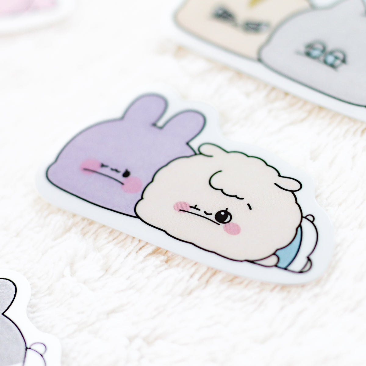 【あさみみちゃん】だらむに♡全員集合5枚入りステッカー