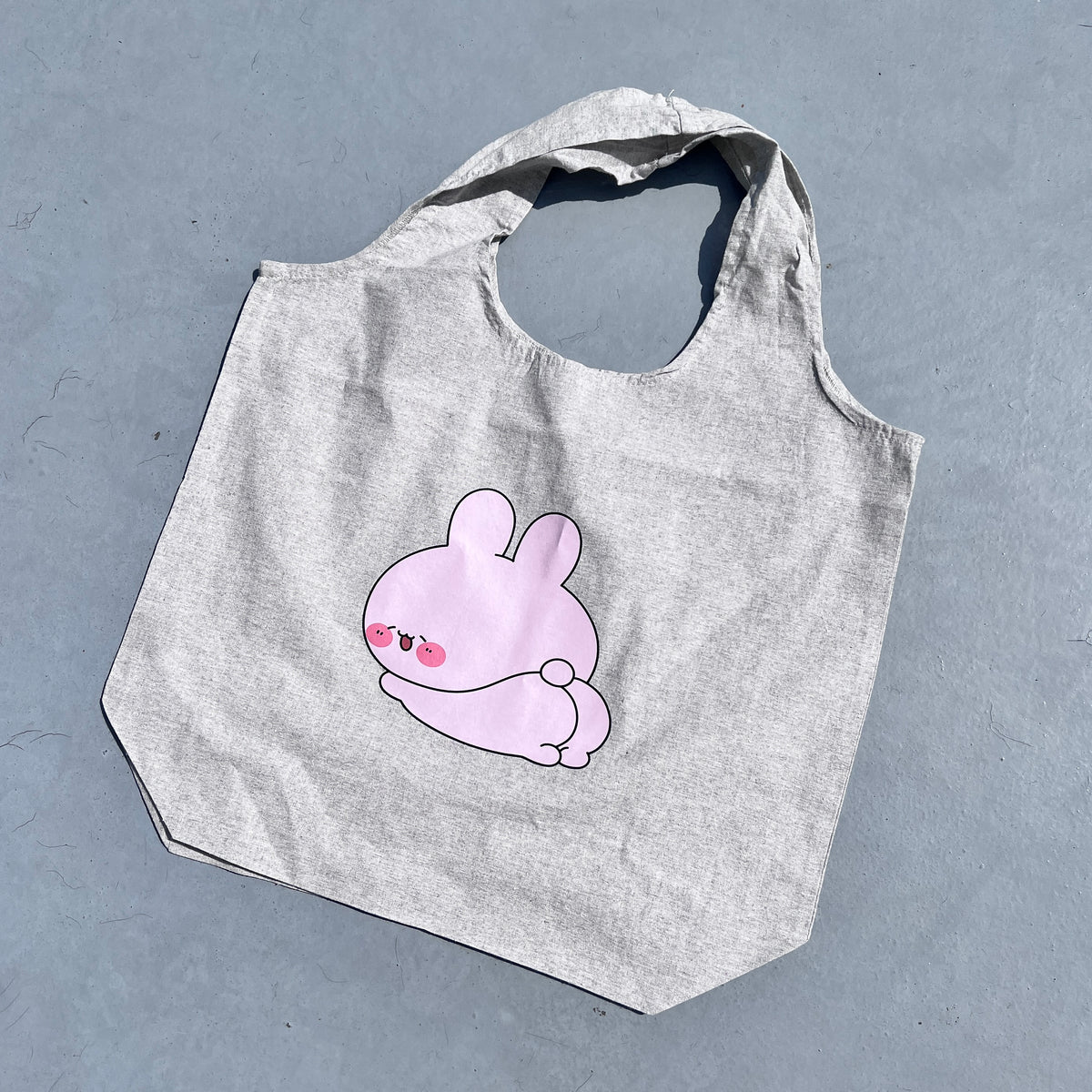 【あさみみちゃん】コットンマルシェバッグ【10月中旬発送】