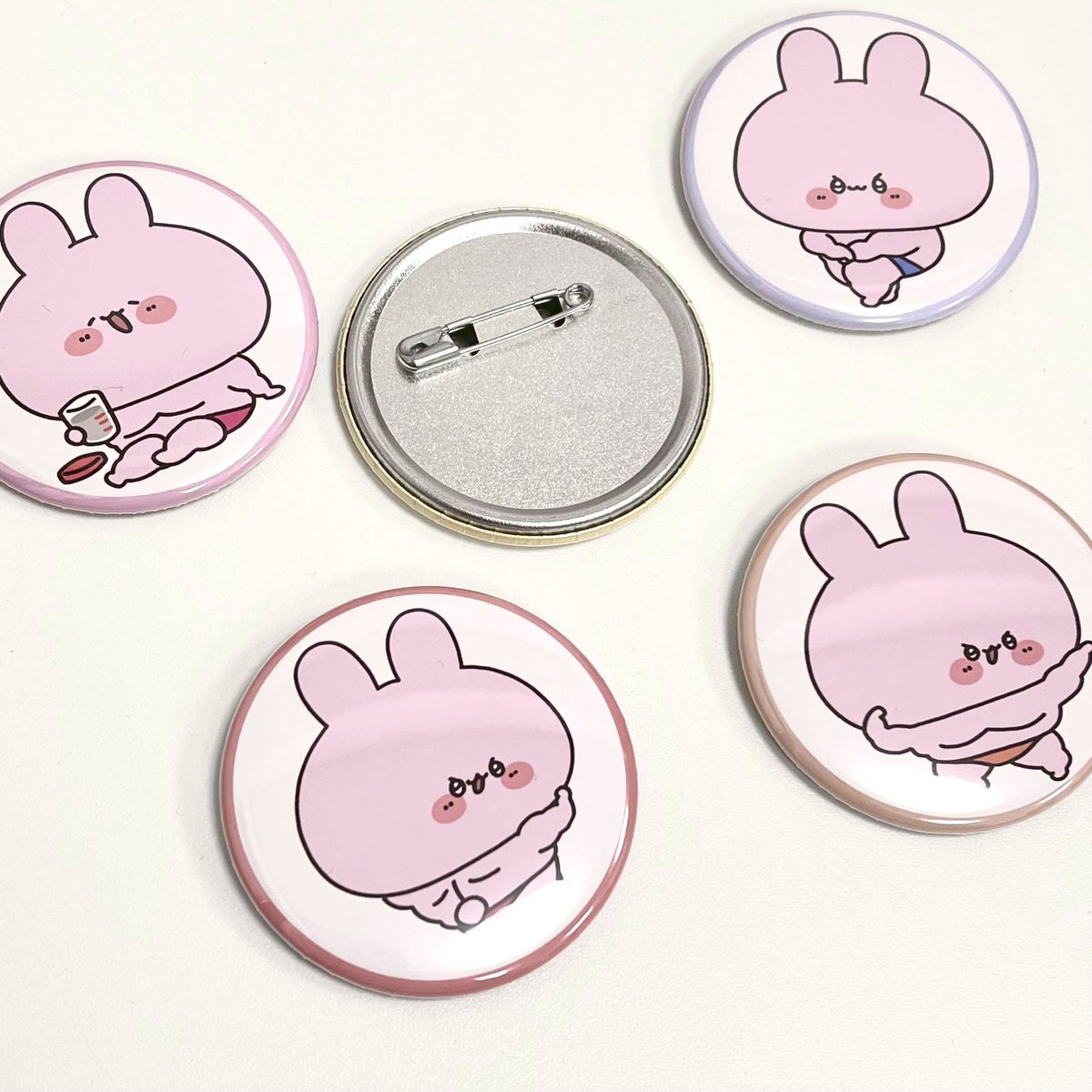 【あさみみちゃん】まちょみみ_ランダム缶バッジ(全5種)(ASAMIMI BASIC 2024 March)