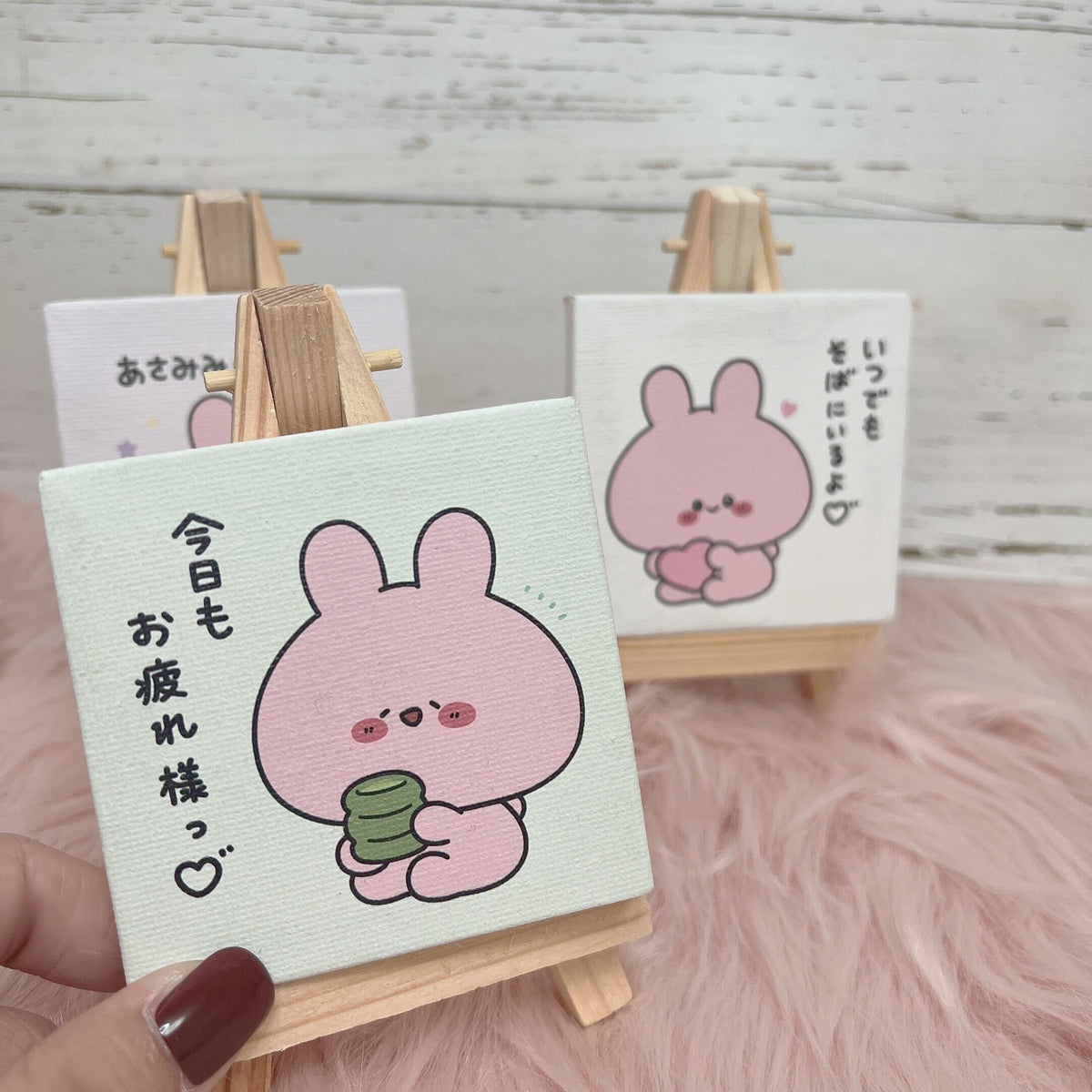 【あさみみちゃん】ランダムイーゼル付きミニキャンバスコンプリートセット(全5種)(あさみみBASIC 2023 June)【8月中旬発送】