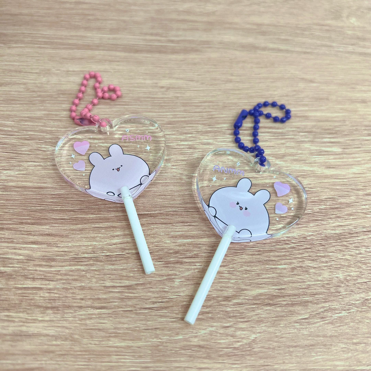 【あさみみちゃん】ハートキャンディアクリルキーホルダー(あさみみBASIC 2023 June)【8月中旬発送】