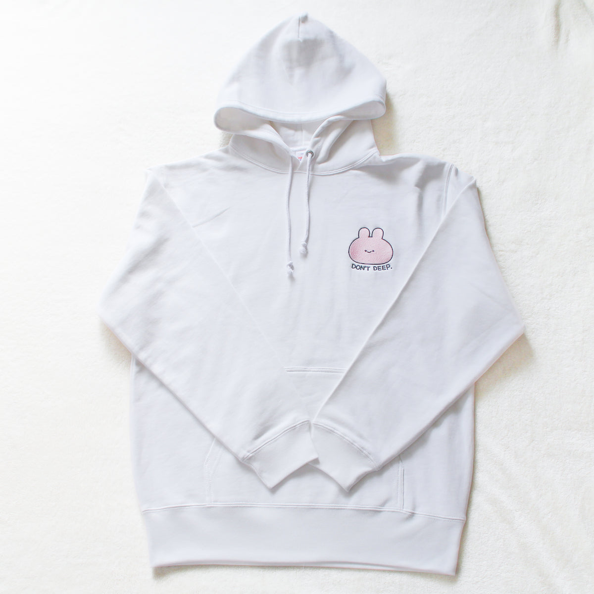 【あさみみちゃん】DON'T DEEP.刺繍フードパーカー【3月中旬発送】