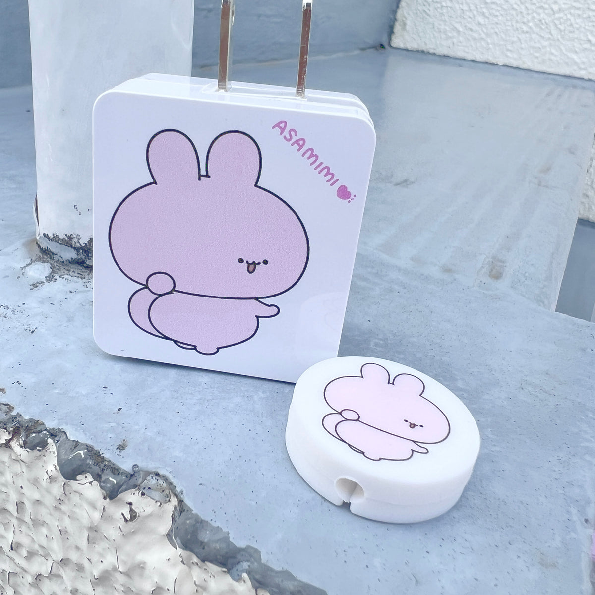 【あさみみちゃん】ACアダプタ(USB+Type-C)【2月中旬発送】