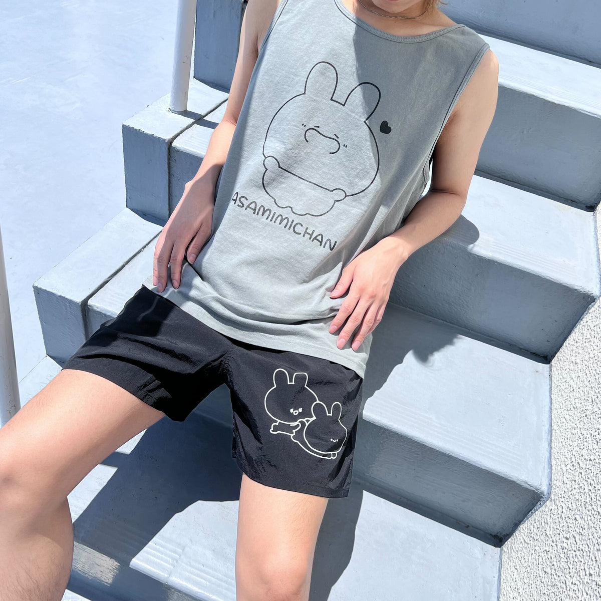 【あさみみちゃん】ナイロンショートパンツ(ASAMIMI BASIC 2024 MAY)
