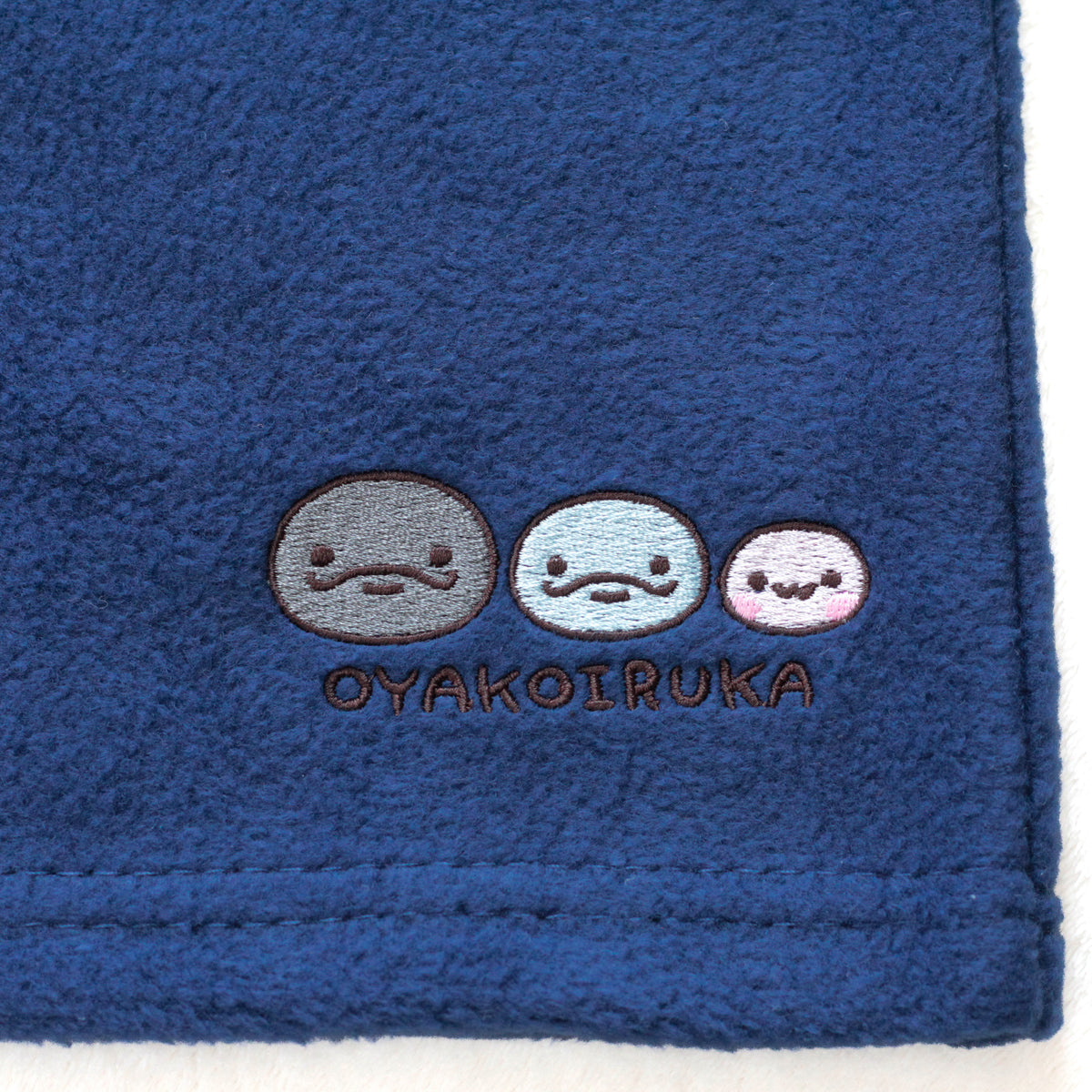 【親子イルカ】刺繍2WAYネックウォーマー【11月下旬発送】