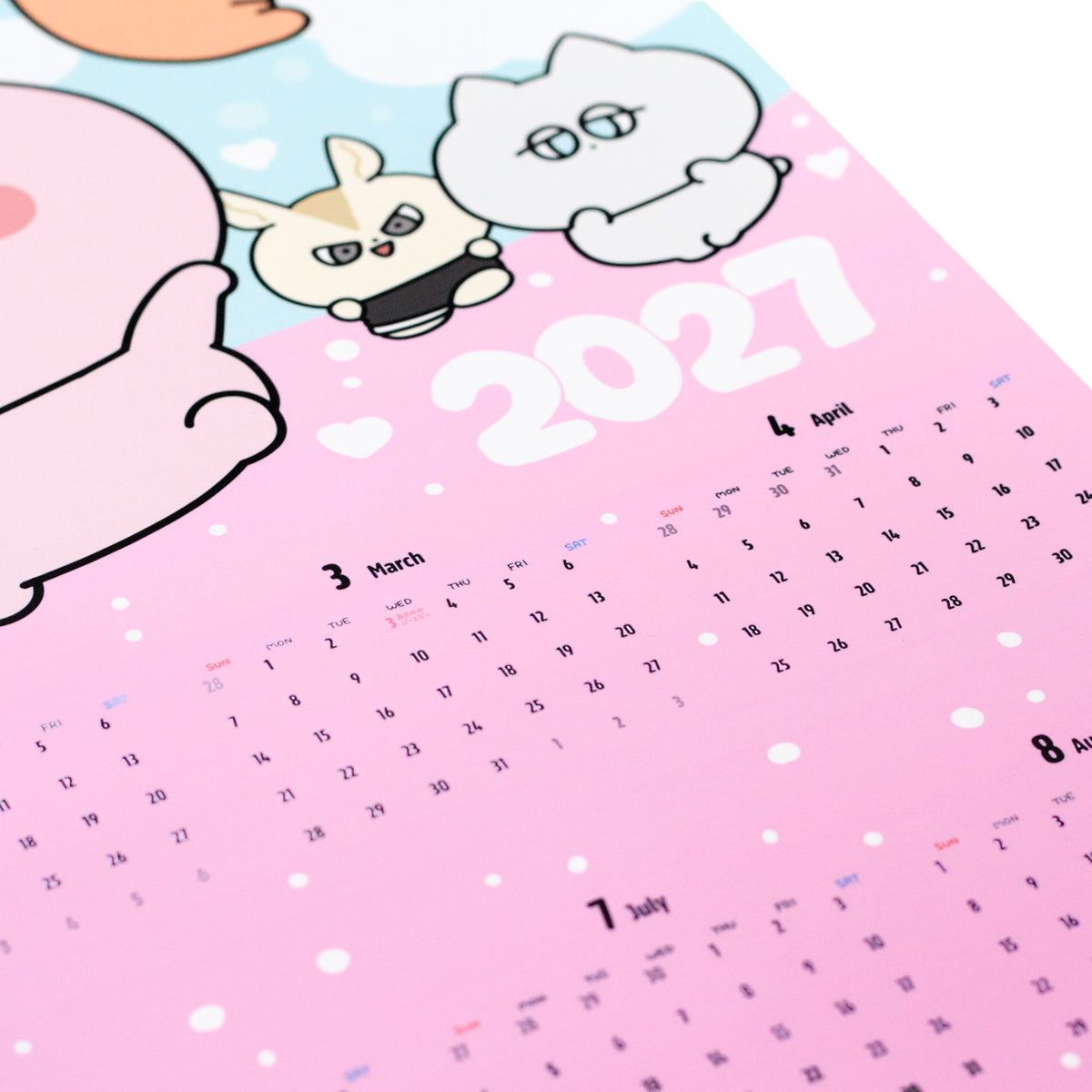 【あさみみちゃん】2027年カレンダーポスター(A3サイズ)【12月下旬発送】
