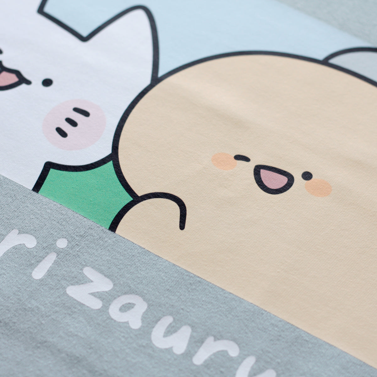 【困りザウルス】ふたりのプリント長袖Tシャツ【10月中旬発送】