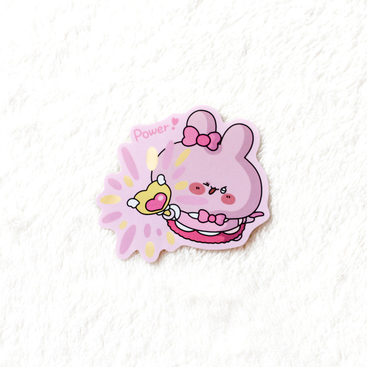 【あさみみちゃん】魔法少女あさみみTシャツ(ステッカー付き)【10月中旬発送】