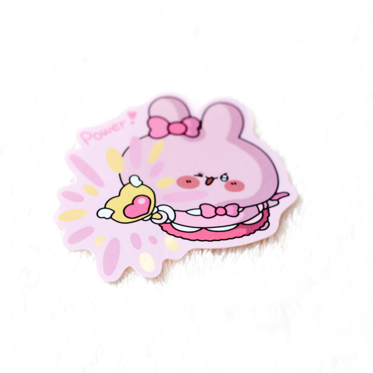 【あさみみちゃん】魔法少女あさみみTシャツ(ステッカー付き)【10月中旬発送】