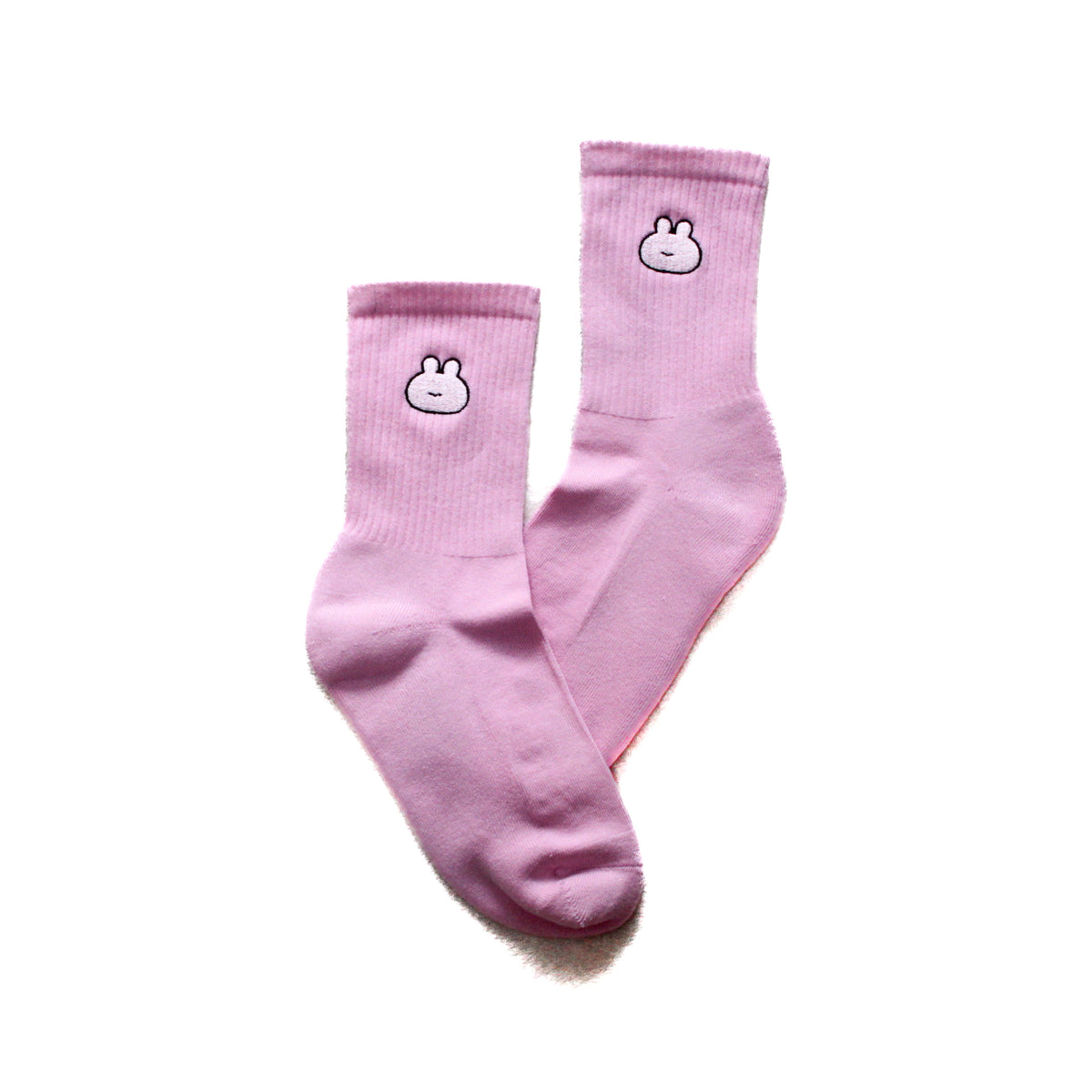 【あさみみちゃん】おかお刺繍ソックス【12月中旬発送】
