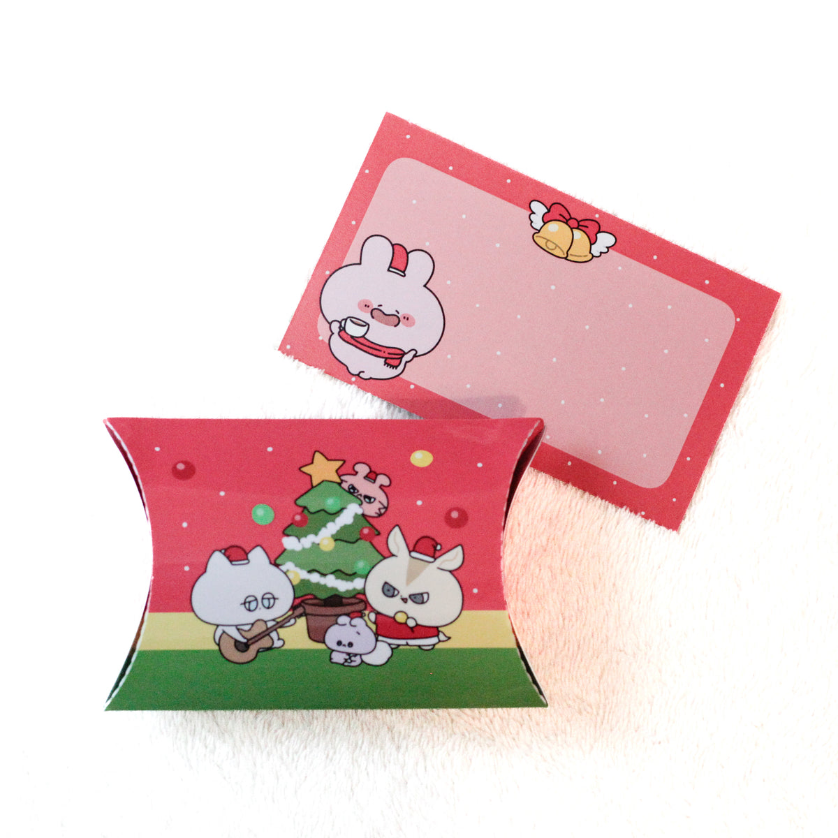 【あさみみちゃん】ピローケース(クリスマスメッセージカード付き)
