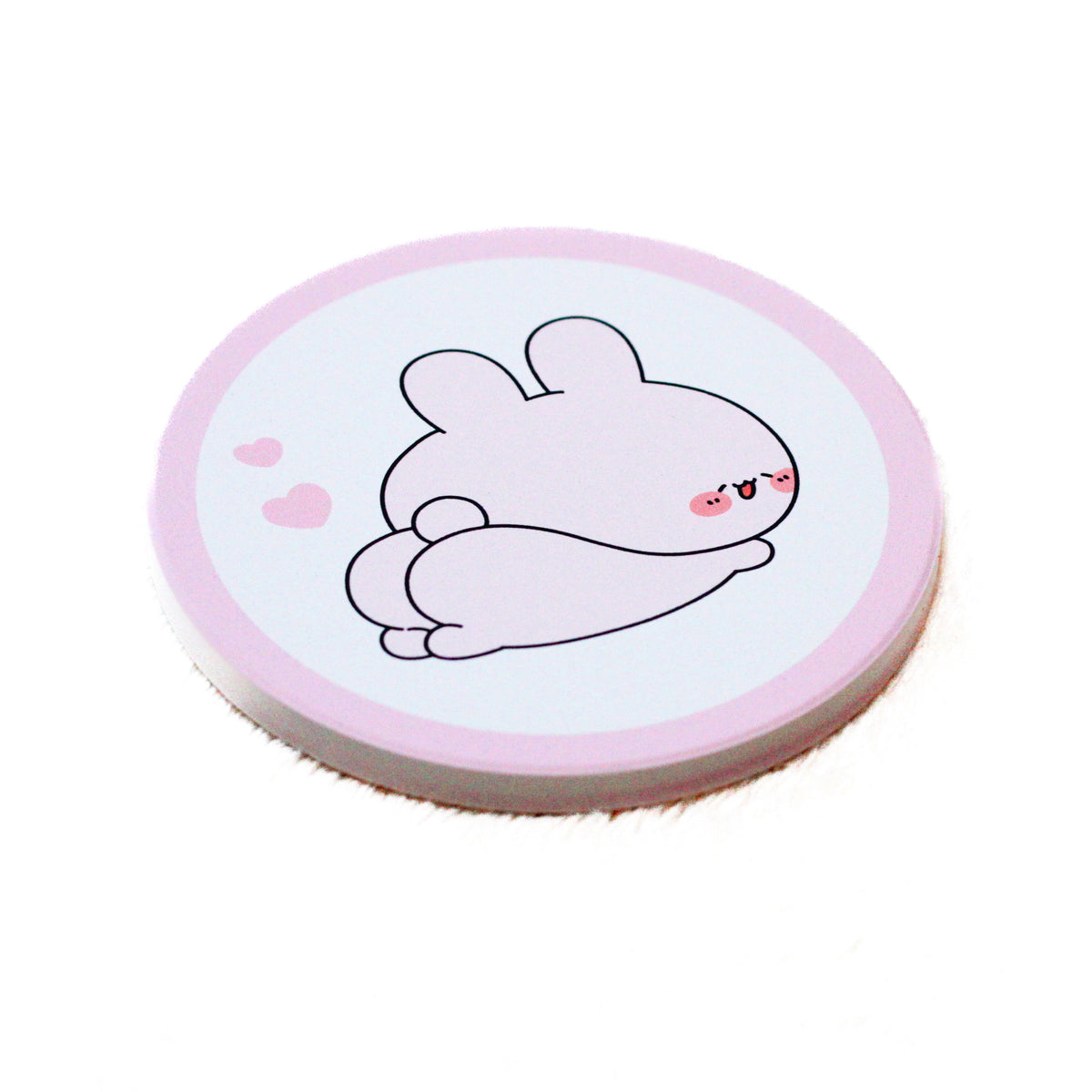 【あさみみちゃん】珪藻土コースター(おしり)【12月中旬発送】