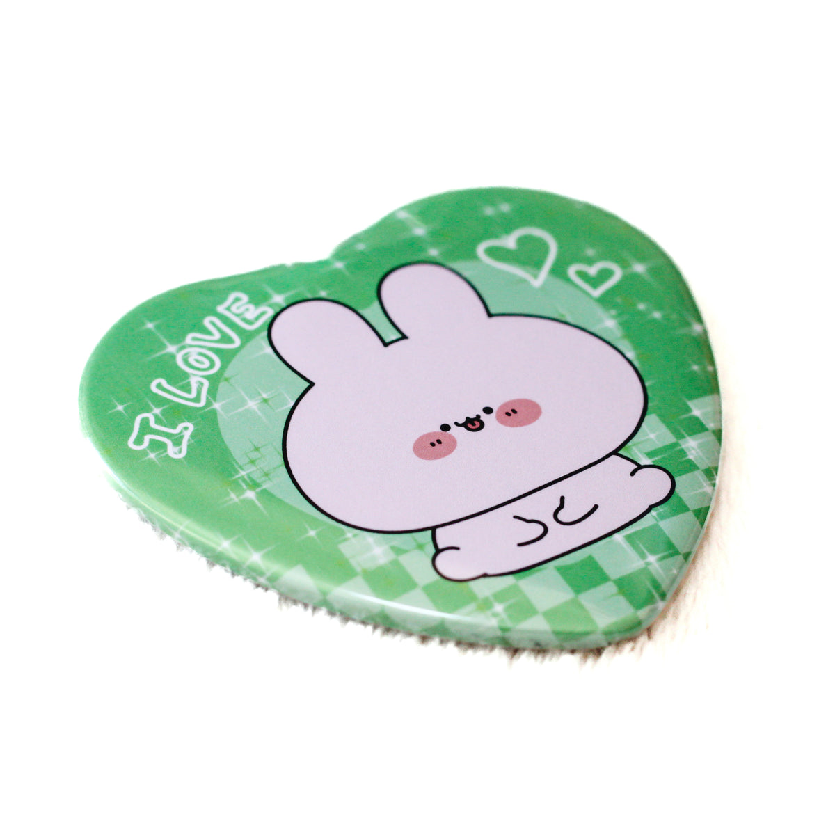 【あさみみちゃん】ASAMIMI FAVORITE COLORS♡ハート缶バッジ(再販)【11月下旬発送】