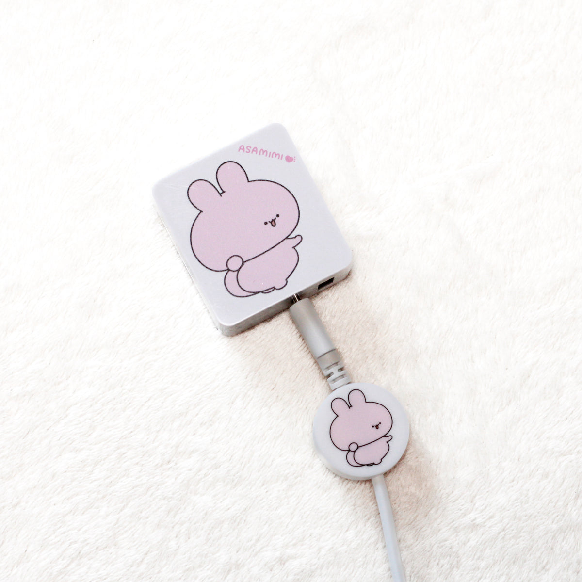 【あさみみちゃん】ACアダプタ(USB+Type-C)【2月中旬発送】