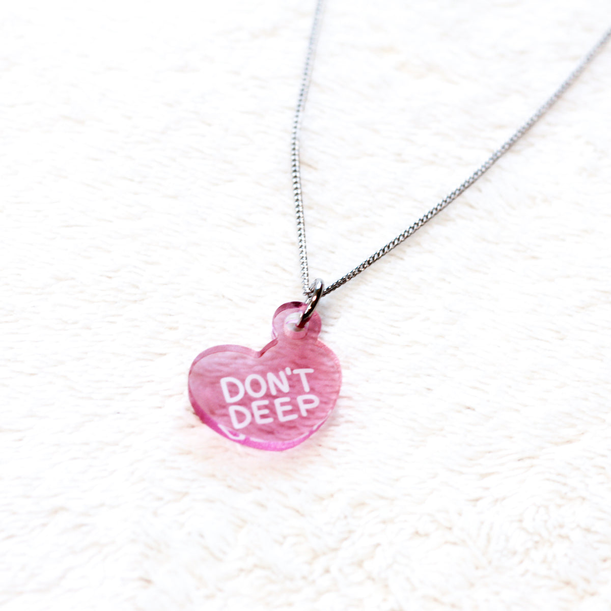 【あさみみちゃん】Don't deep.ネックレス【5月下旬発送】