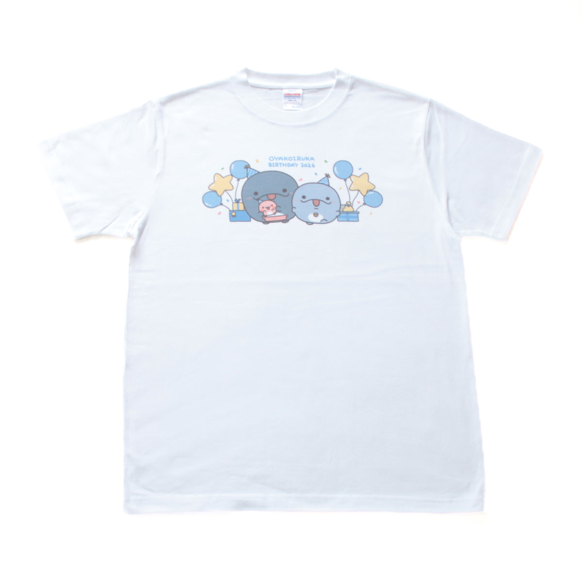 【親子イルカ】親子イルカバースデー♪Tシャツ【6月下旬発送】