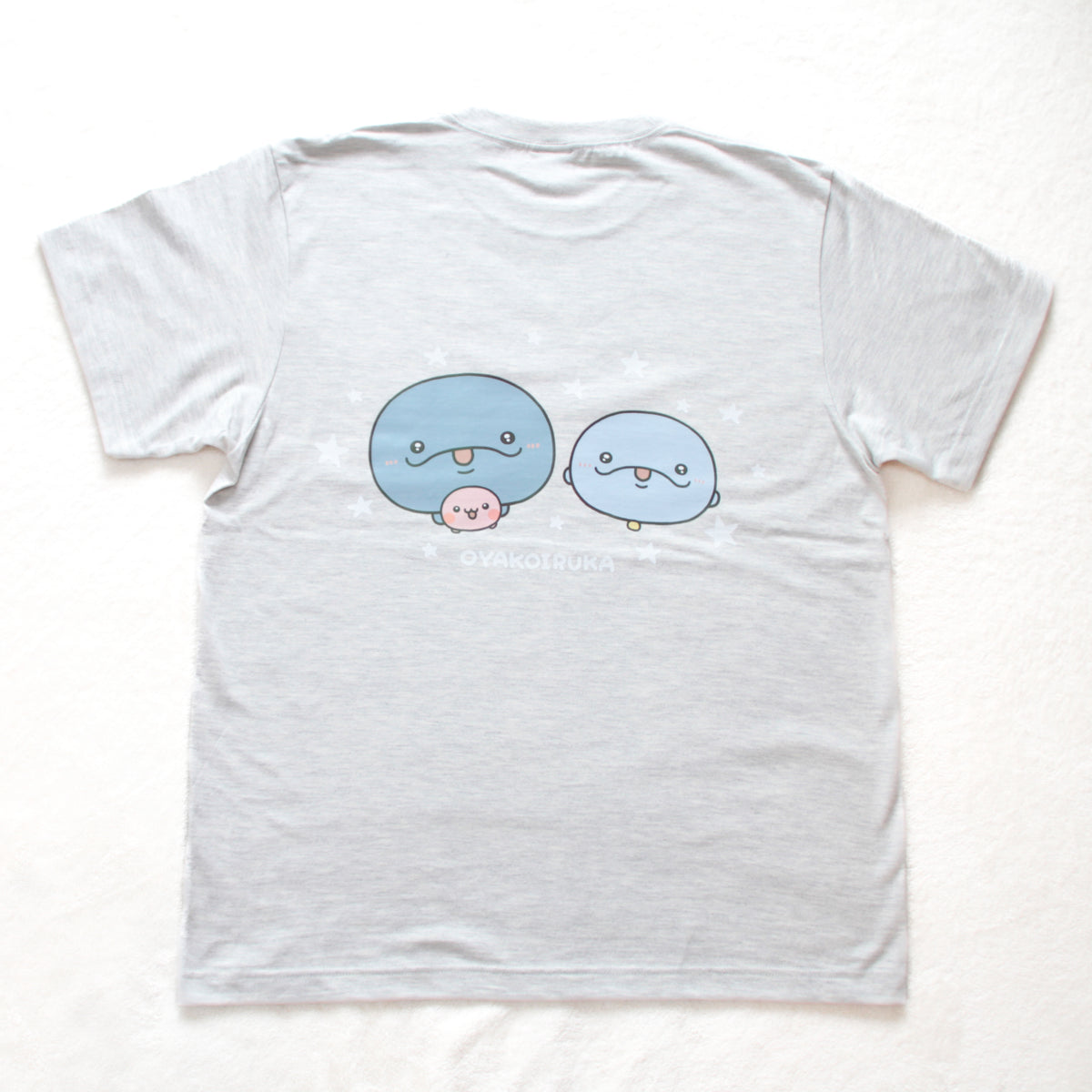 【親子イルカ】両面プリントTシャツ【7月下旬発送】