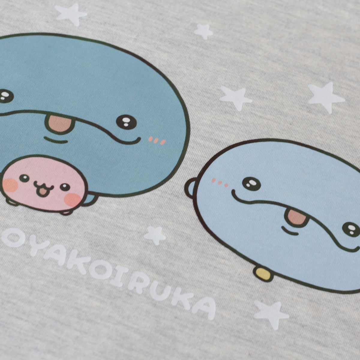 【親子イルカ】両面プリントTシャツ【7月下旬発送】