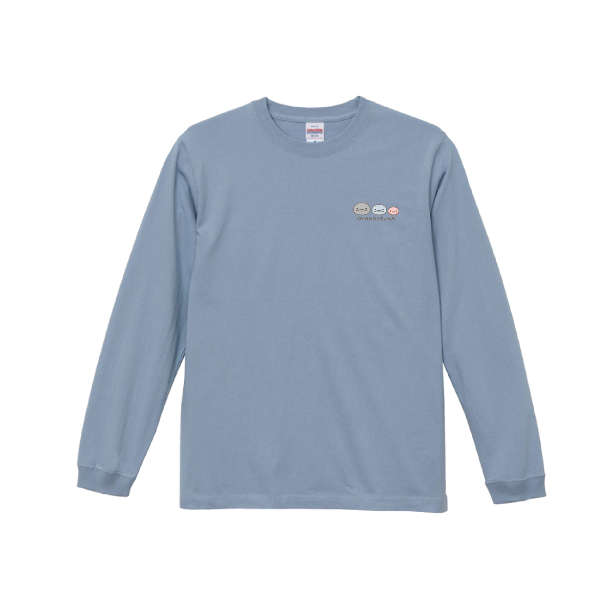 【親子イルカ】ビッグシルエット長袖Tシャツ【10月下旬発送】