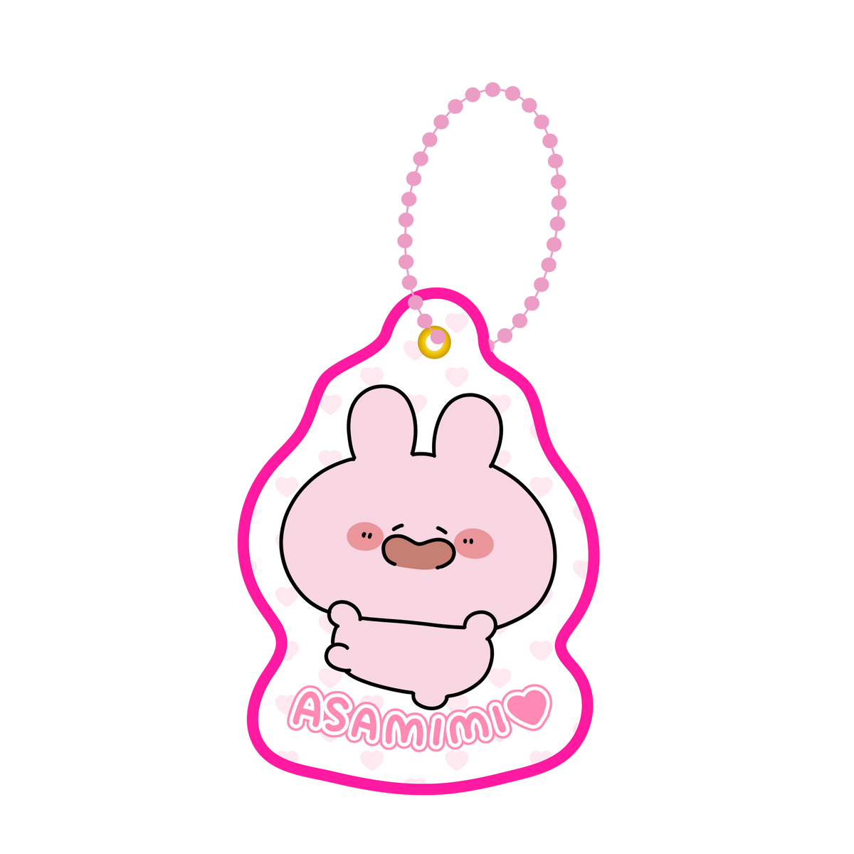 【あさみみちゃん】ワッペンキーチェーン【5月下旬発送】