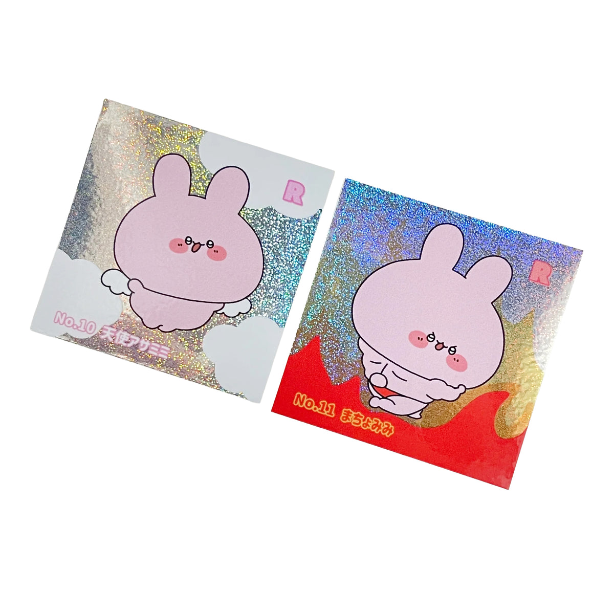 【あさみみちゃん】スクエアランダムホロステッカー第2弾(No.07-12)(再販)【9月下旬発送】