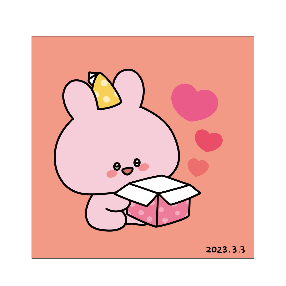 【あさみみちゃん】ランダムイーゼル付きミニキャンバス(全6種)【4月上旬発送】