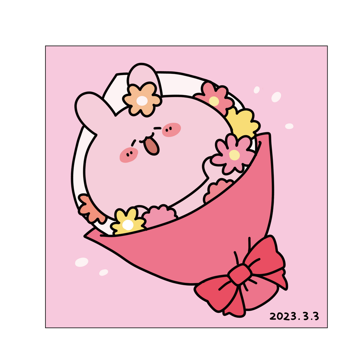 【あさみみちゃん】ランダムイーゼル付きミニキャンバス(全6種)【4月上旬発送】