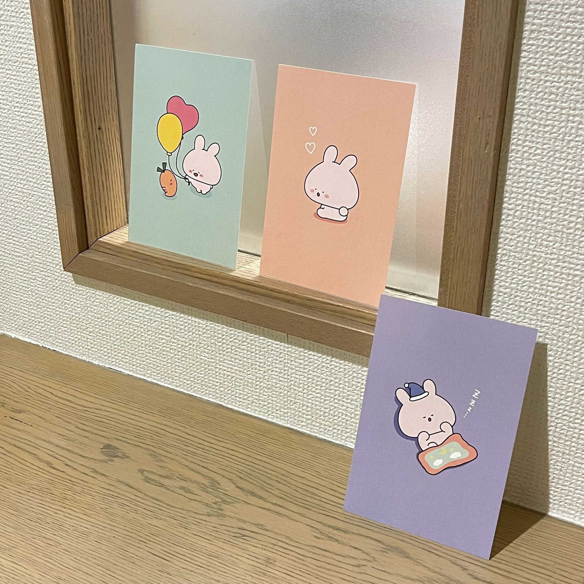 【あさみみちゃん】ポストカードセット(3枚入り)