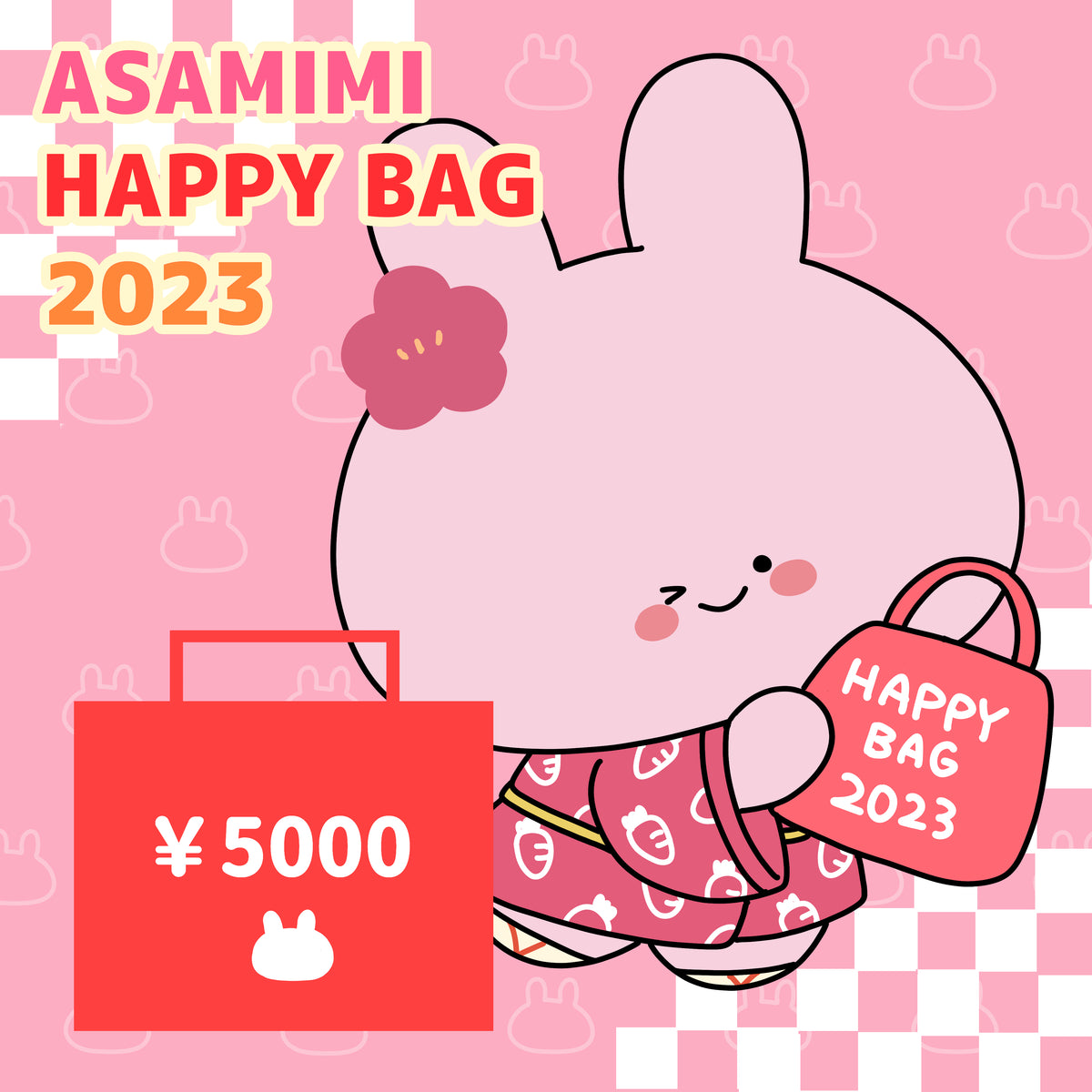 【あさみみちゃん】ASAMIMI HAPPY BAG (¥5,000)【数量限定予約販売】