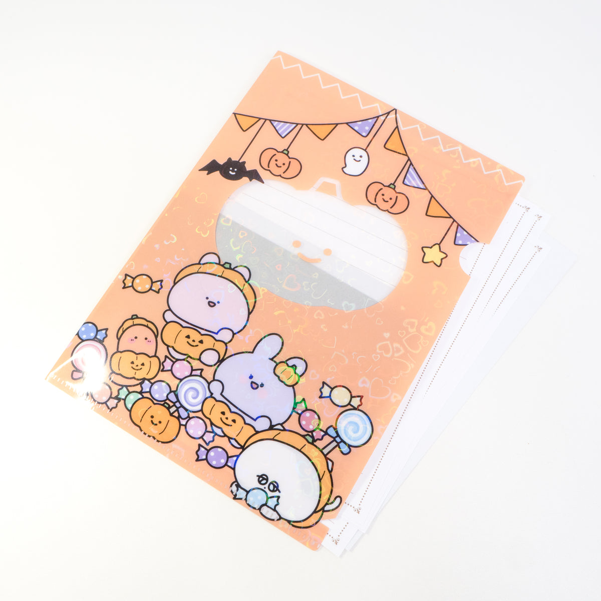 【あさみみちゃん】キラキラA5クリアファイル(ハッピーハロウィン)【10月下旬発送】