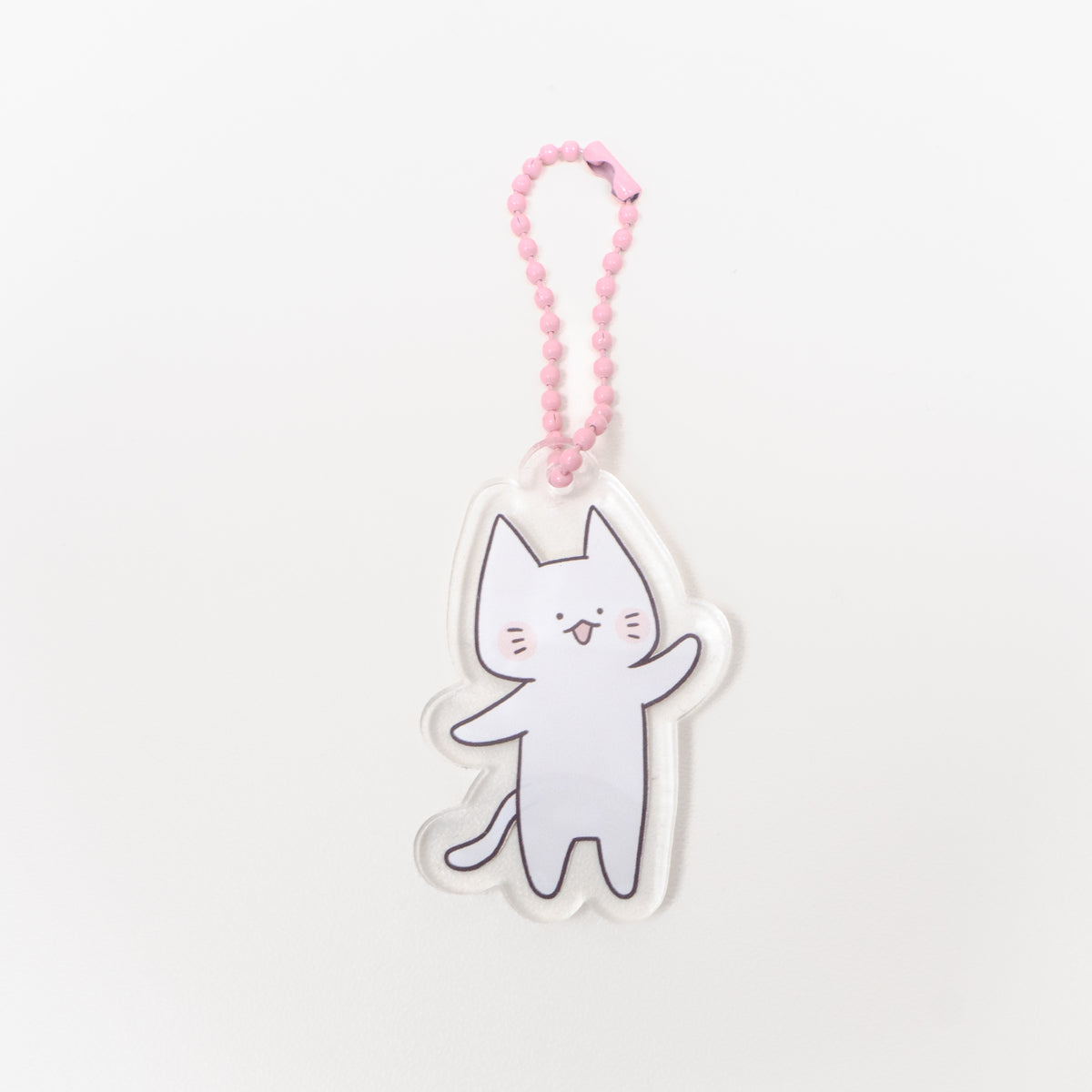 【困りザウルス】アクリルキーホルダー(にゃーちゃん)【11月上旬発送】