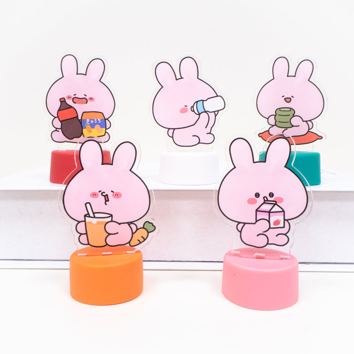 【あさみみちゃん】ランダムボトルキャップアクスタコンプリートセット(5個入り)【8月中旬発送】
