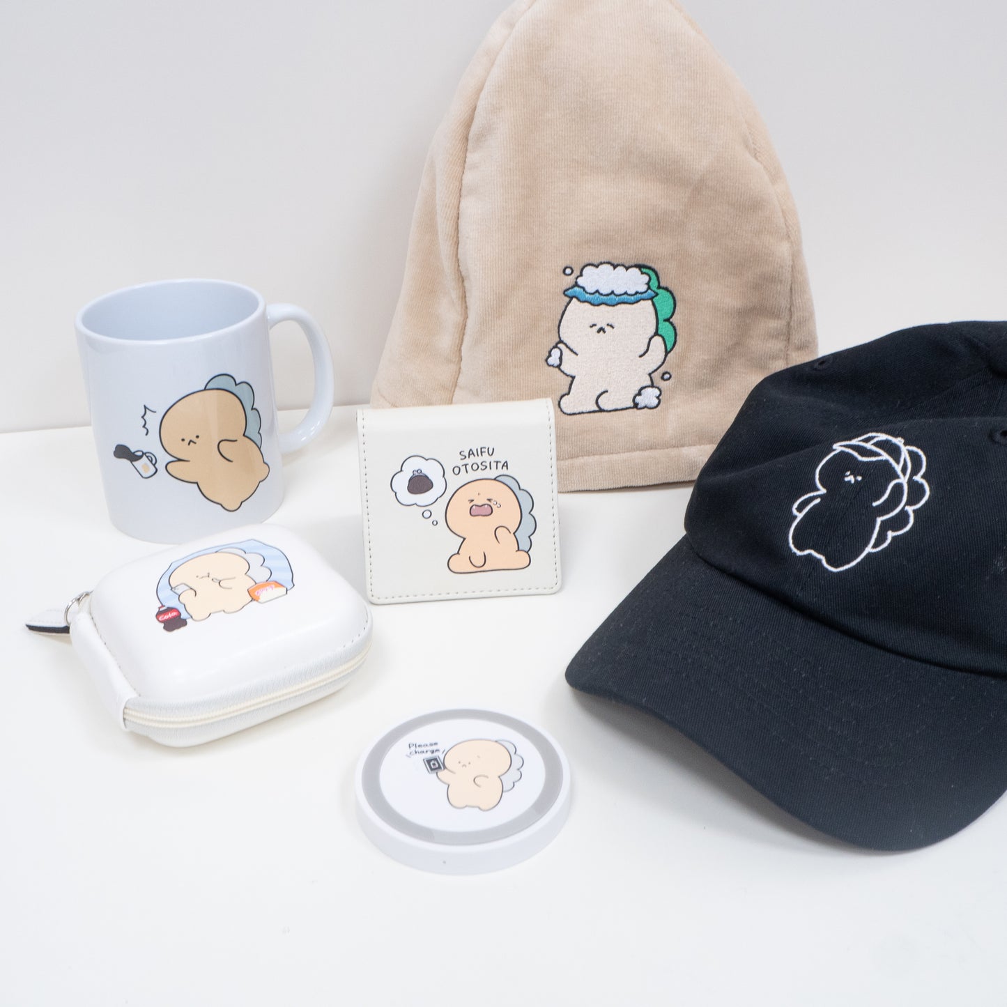 【困りザウルス】ワイヤレス充電器(Qiチャージャー)【1月上旬発送】