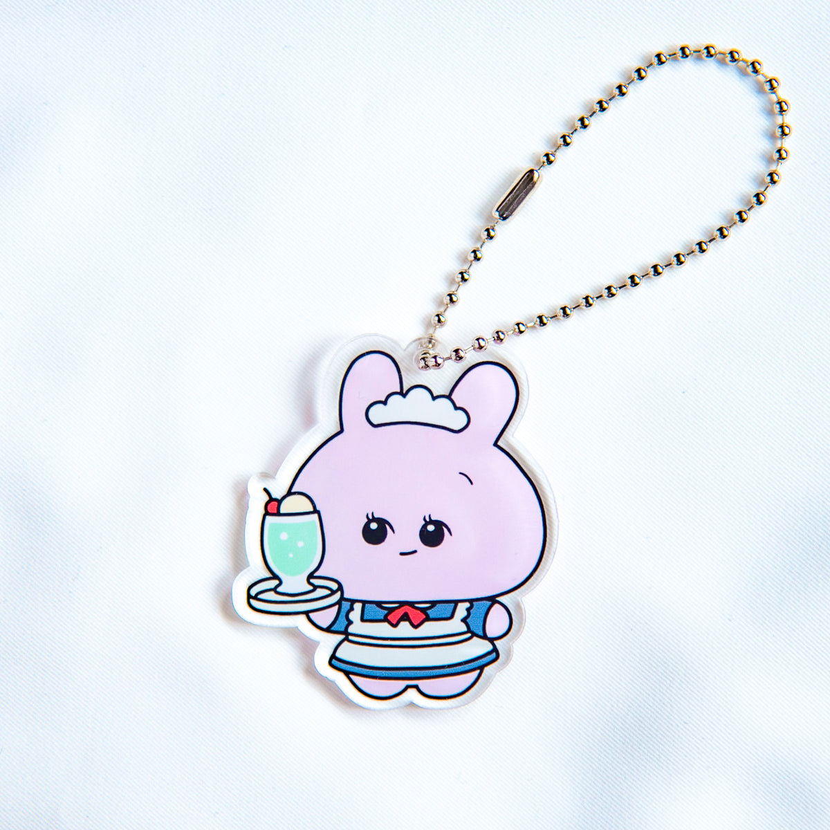 【あさみみちゃん】アクリルキーホルダー(メイド)(レトロ)【11月中旬発送】